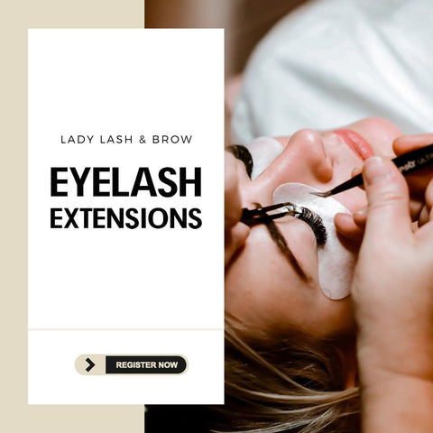 Eyelashes extensions training class